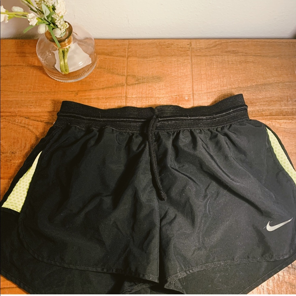 DRI-FIT Nike athletic shorts.